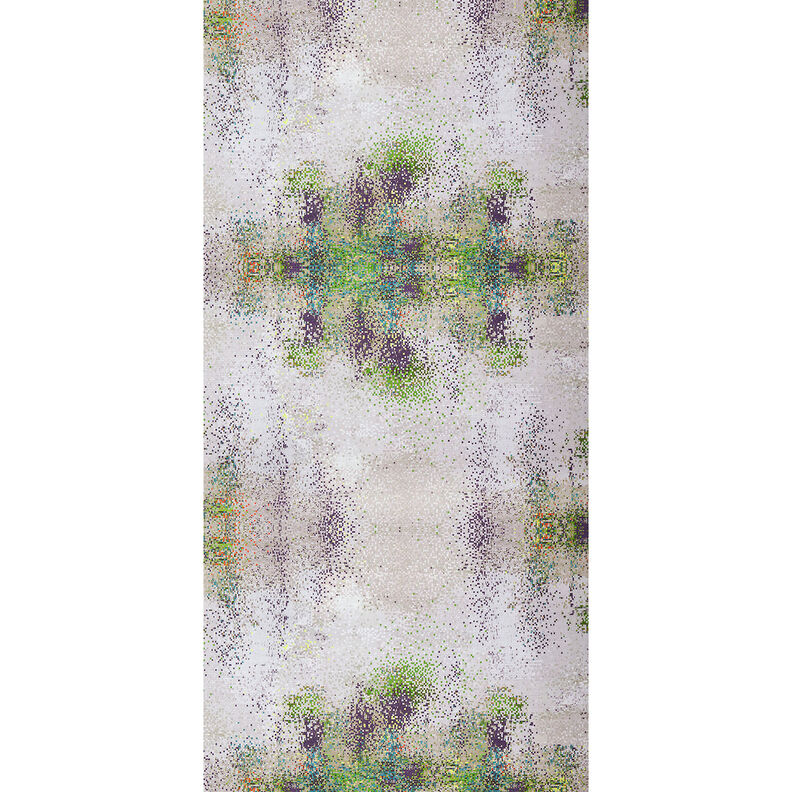 GOTS Cotton Jersey scattered mosaic | TCC x LOOKS by Wolfgang Joop – apple green/dark beige,  image number 9
