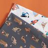 Cotton Poplin lots of vehicles – offwhite,  thumbnail number 5
