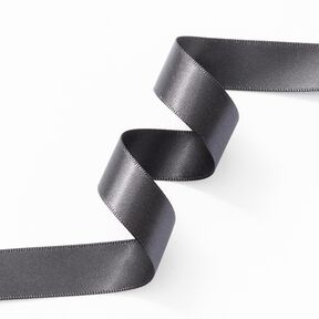 Satin Ribbon [15 mm] – dark grey, 