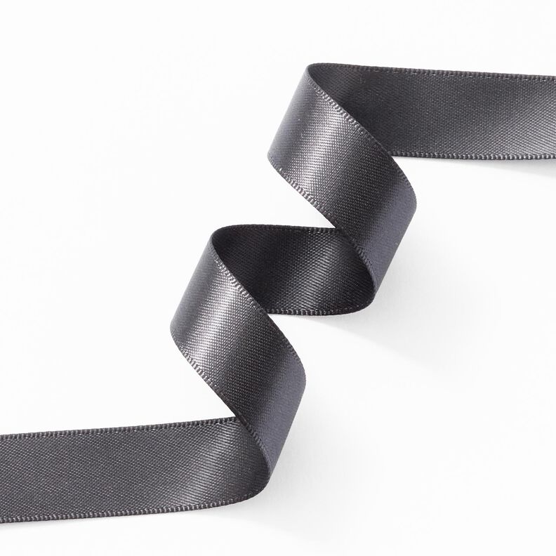 Satin Ribbon [15 mm] – dark grey,  image number 3