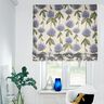 Decor Fabric Half Panama flowering clover – blue grey/light taupe,  thumbnail number 7