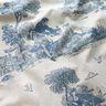 Decor Fabric Half Panama Shepherd Picnic – denim blue/natural,  thumbnail number 2