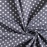 Cotton Poplin Polka dots – slate grey/white,  thumbnail number 3