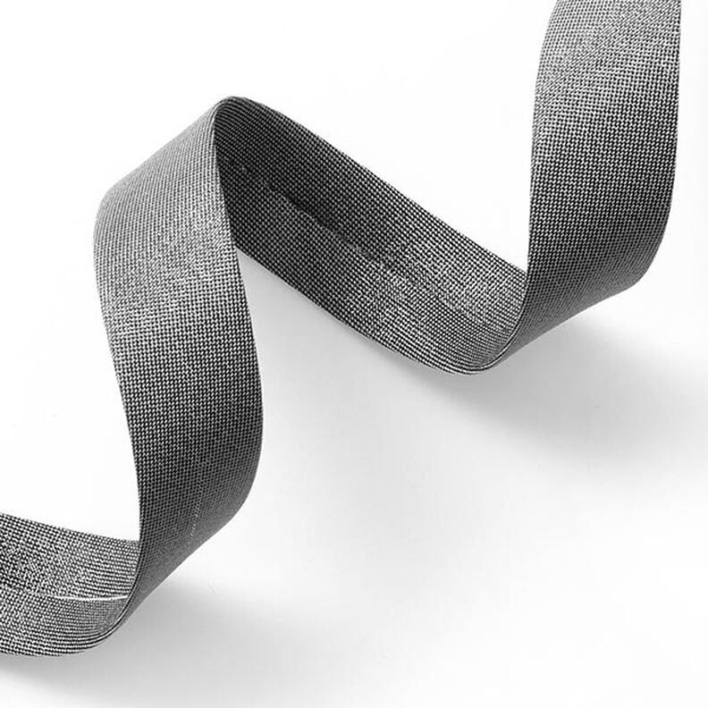 Bias binding Metallic [20 mm] – black,  image number 1