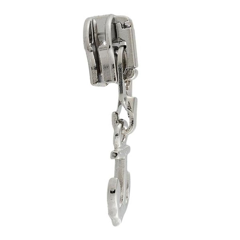 Anchor zip pull, 5 mm | Prym – silver metallic,  image number 2