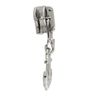 Anchor zip pull, 5 mm | Prym – silver metallic,  thumbnail number 2