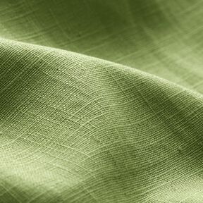 Linen fabric Ramie mix medium – light olive, 