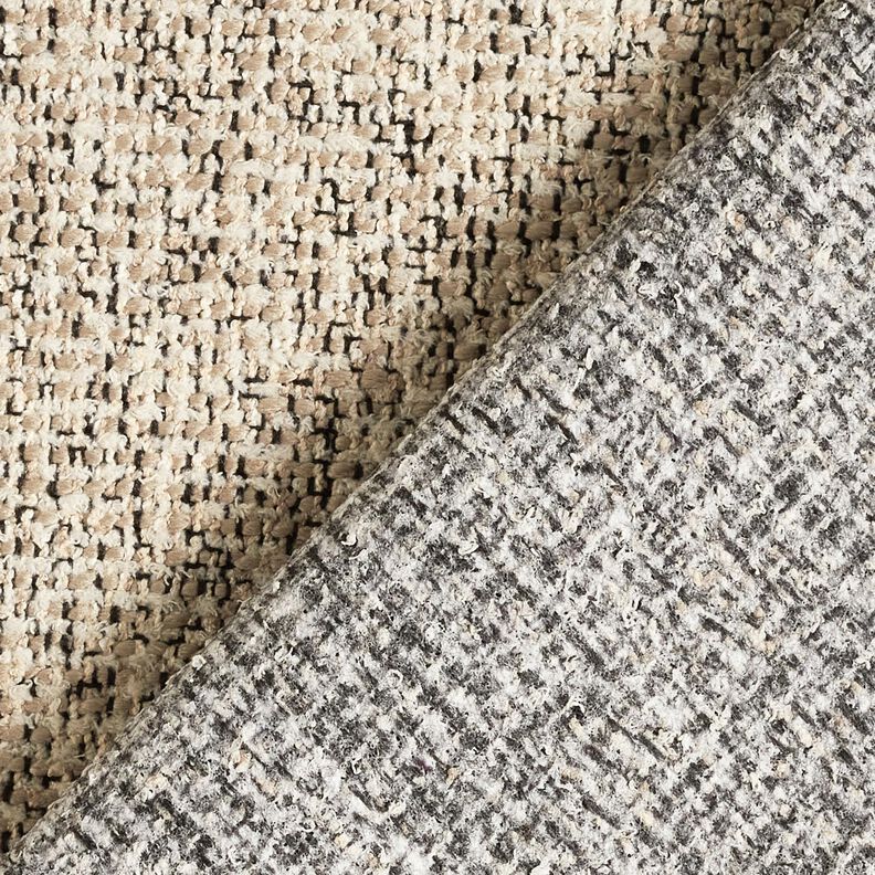 Upholstery Fabric Colourful Weave – greige/black,  image number 3