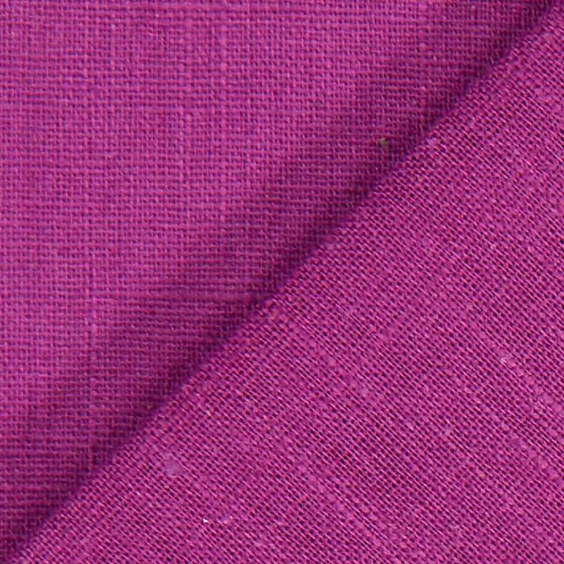 Linen fabric Ramie mix medium – grape,  image number 4