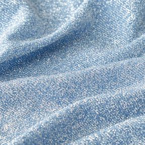 Glamour Tinsel Glitter Jersey – light blue, 