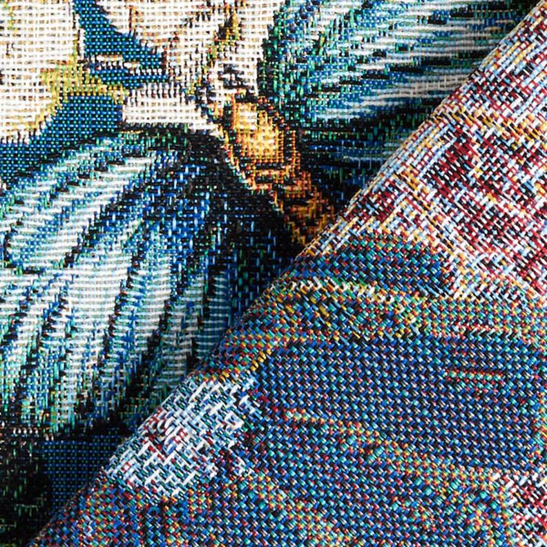 Tapestry Decor Fabric Peacock – petrol,  image number 4