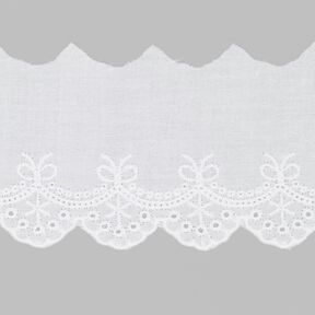 Floral Scallops 3 – white, 