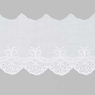 Floral Scallops 3 – white, 