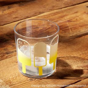 Vinyl film - Colour changes when cold Din A4 – beige/yellow, 