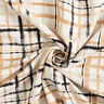 Abstract check linen viscose blend – natural/beige,  thumbnail number 4