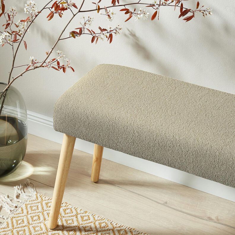 Upholstery Fabric Teddy soft – misty grey,  image number 5