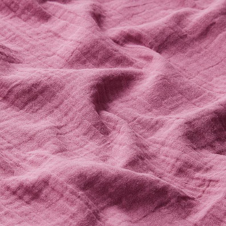 GOTS Double Gauze/Muslin | Tula – mauve,  image number 3
