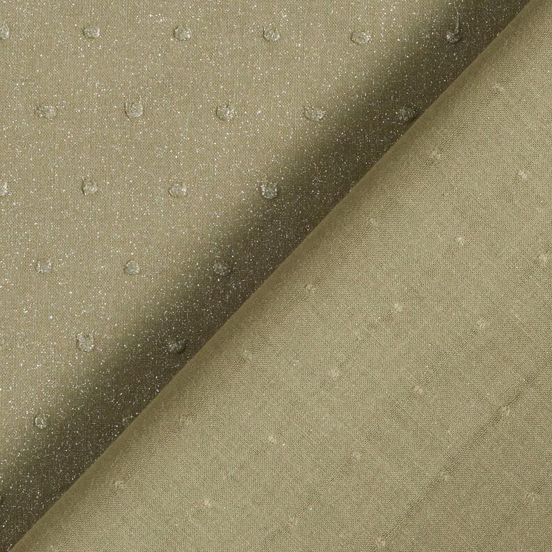 Shimmer dobby cotton batiste – khaki,  image number 4
