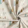 Cotton Poplin minimalist fir trees – light taupe,  thumbnail number 3