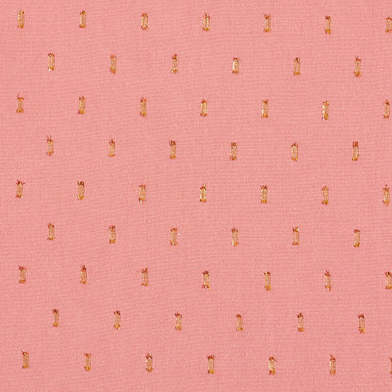 Glitter droplets viscose fabric – dusky pink,  image number 1