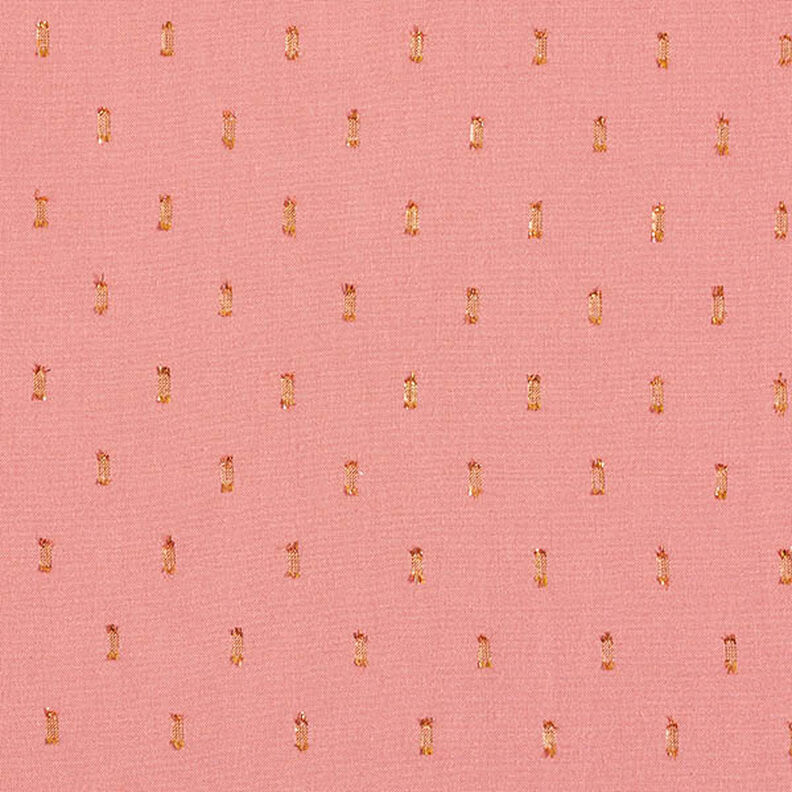 Glitter droplets viscose fabric – dusky pink,  image number 1