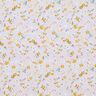 Delicate flowers cotton poplin – pastel mauve/curry yellow,  thumbnail number 1