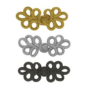 Trimmings closure [ 3 x 8 cm ] – black, 