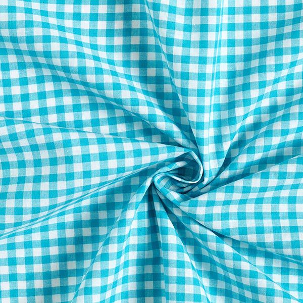 Gingham Cotton – light turquoise,  image number 3