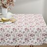 Tablecloth fabric Watercolor flowers – ivory/light dusky pink,  thumbnail number 8