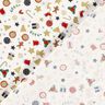 Cotton Poplin small Christmas motifs – light beige/gold,  thumbnail number 4
