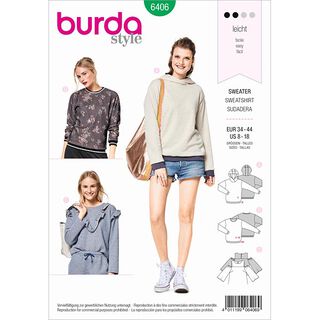 Jumper, Burda 6406 | 34 - 44, 
