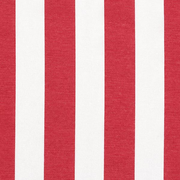 Decor Fabric Canvas Stripes – red/white,  image number 1