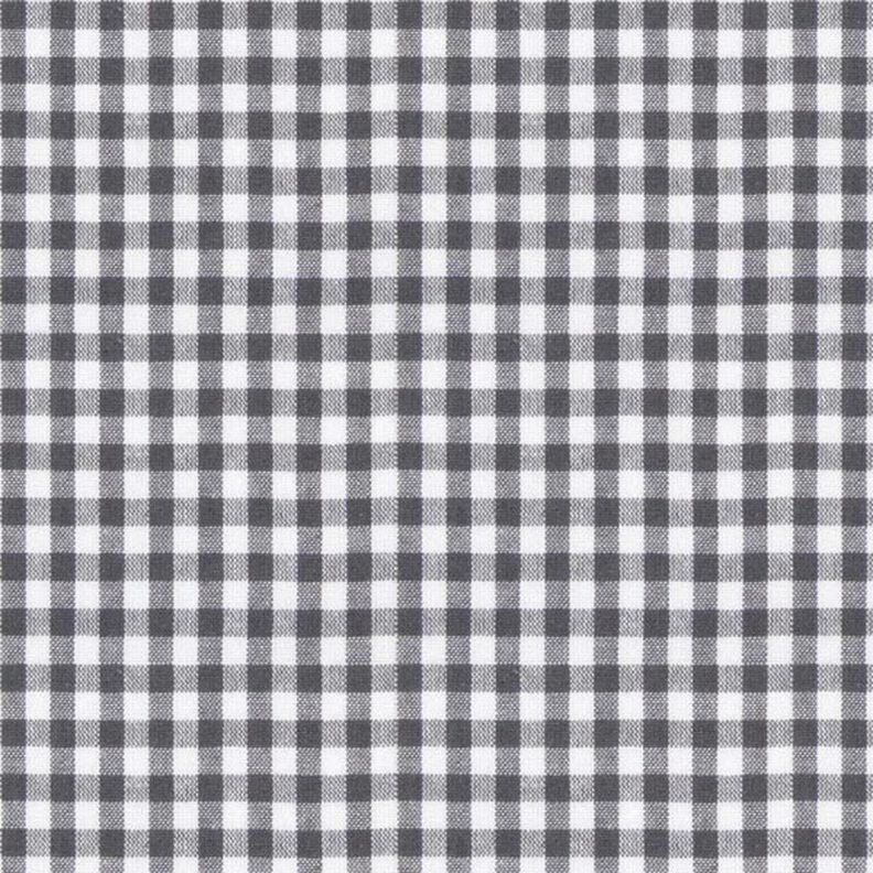 Cotton Vichy check 0,5 cm – pearl grey/white,  image number 1
