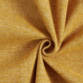 Upholstery Fabric Chenille Mottled – curry yellow/silver grey, 