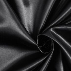 Polyester Satin – black, 