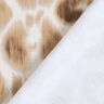 GOTS French terry batik leopard print | TCC x LOOKS by Wolfgang Joop – fawn/cream,  thumbnail number 6