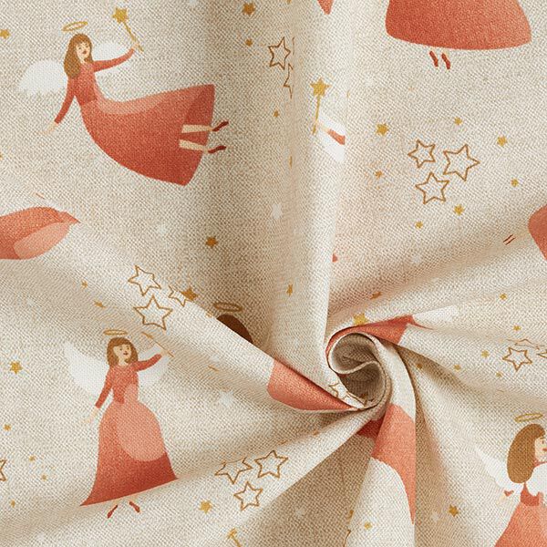Decor Fabric Half Panama little angel – natural/coral,  image number 3