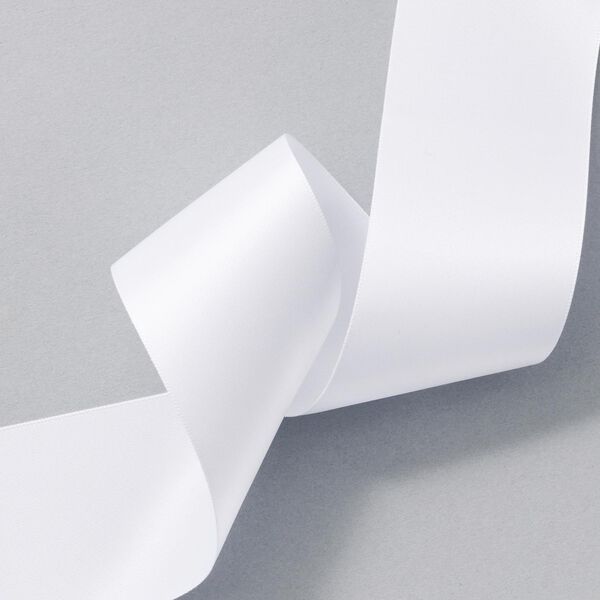 Satin Ribbon [50 mm] – white,  image number 3