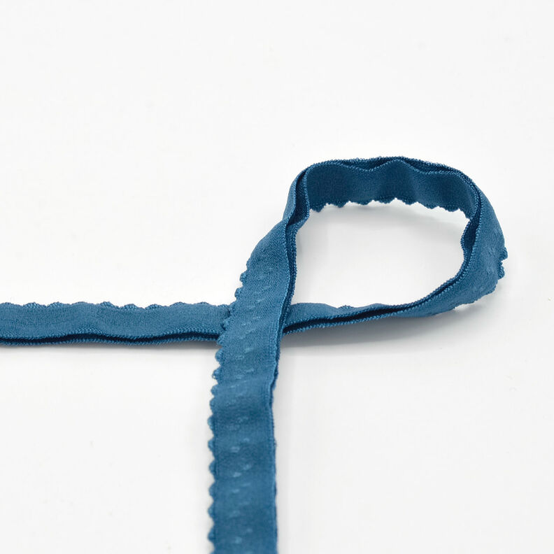 Elastic Edging Lace [20 mm] – petrol,  image number 1