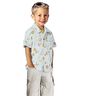 Cotton Poplin dragons in space – baby blue,  thumbnail number 5