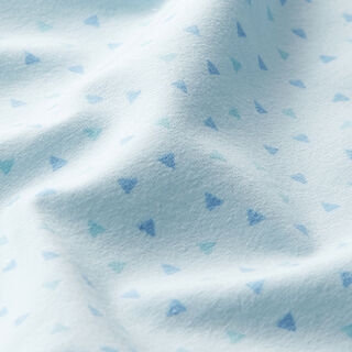 Cotton Jersey Pastel Triangles  – sky blue, 