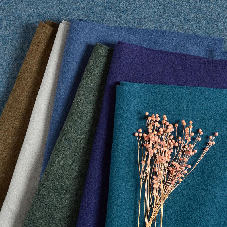 Fulled woollen loden – petrol, image number 7