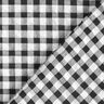Large gingham check seersucker – white/black,  thumbnail number 4