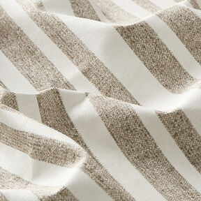 Coated Cotton Stripes – beige, 