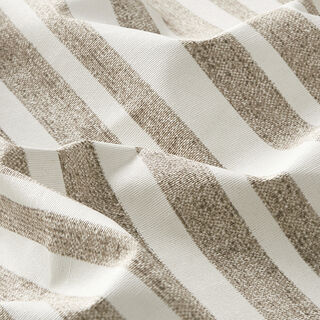 Coated Cotton Stripes – beige, 