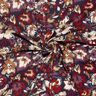 Viscose Jersey expressive flowers – navy blue/red lilac,  thumbnail number 3