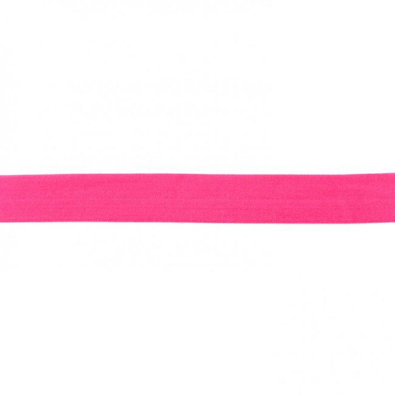 Elasticated Edging  matt [20 mm] – intense pink,  image number 1