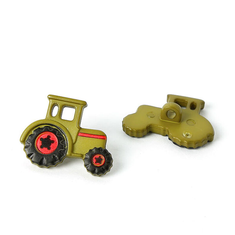 Plastic button, Tractor 34,  image number 2