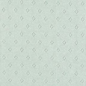 Fine Jersey Knit with Openwork – mint, 