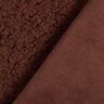 cuddly teddy fur fabric – dark brown,  thumbnail number 4